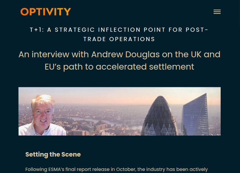 T+1 Readiness & Post-Trade Efficiency Consulting for CTM & ALERT Clients